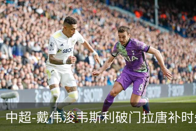 中超-戴伟浚韦斯利破门拉唐补时失点 新鹏城2-1胜申花